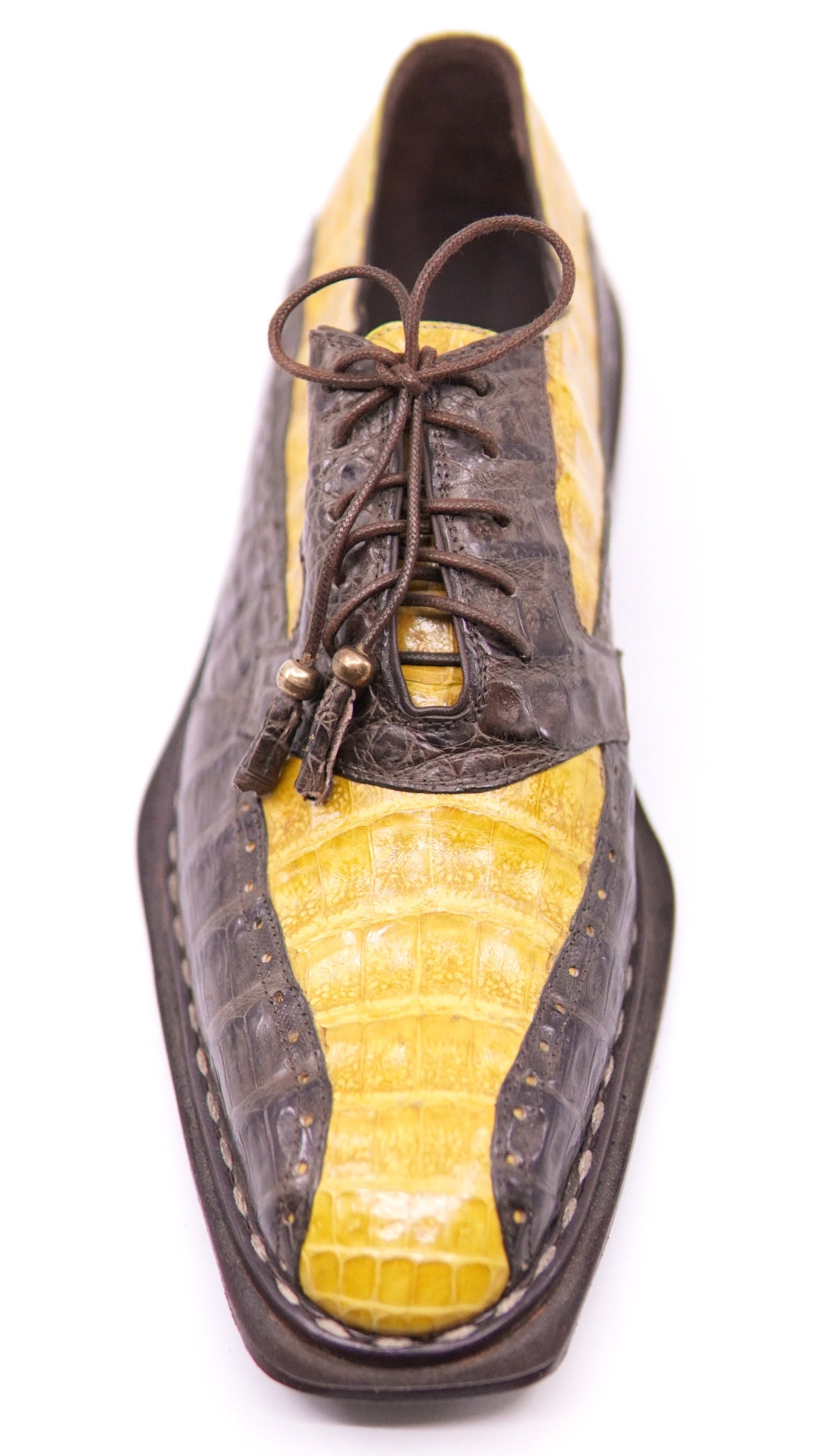 Full Crocodile Belly Dress Shoes US 10.5 image 3