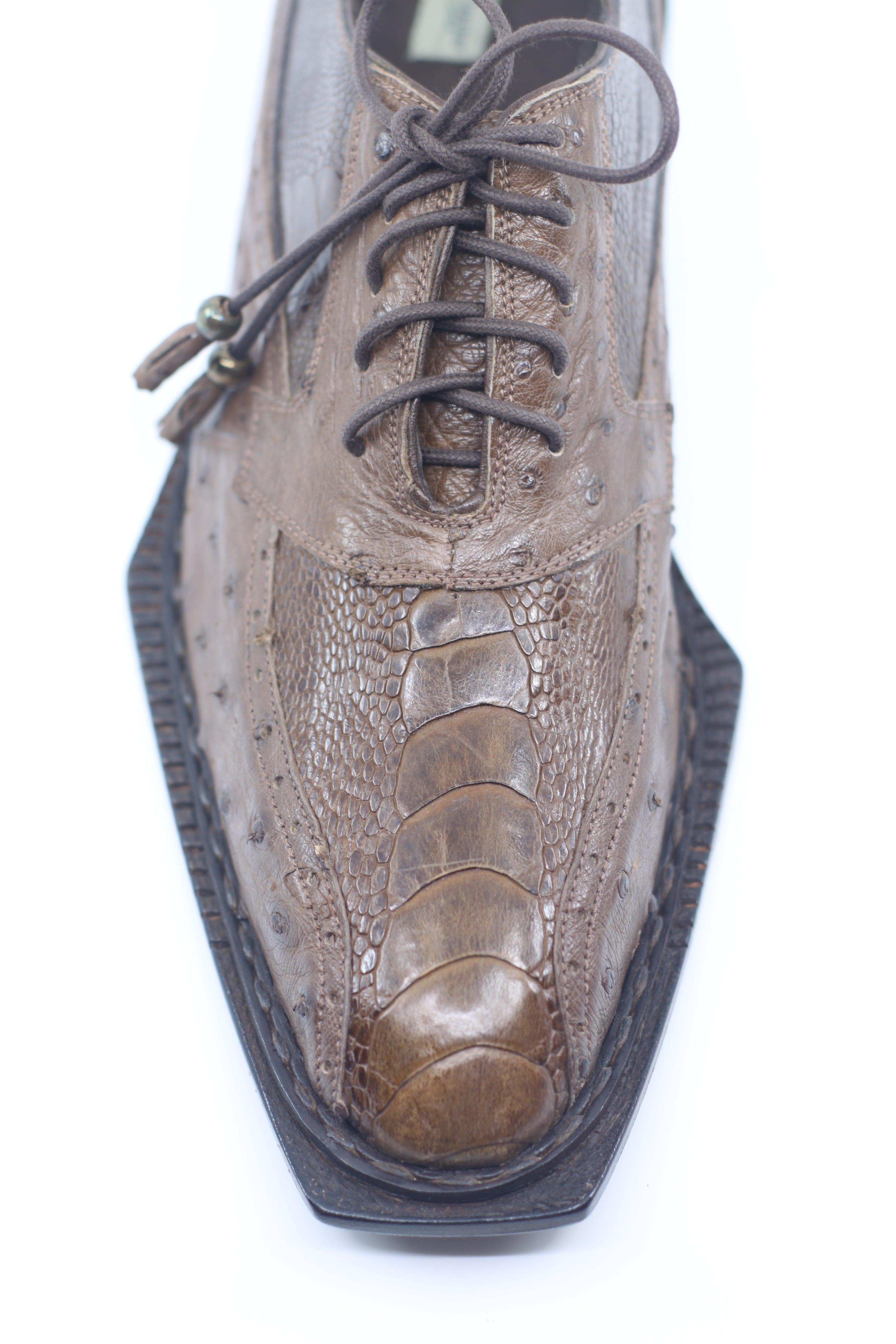 Ostrich Leg Dress Shoe US Men's 10 image 1