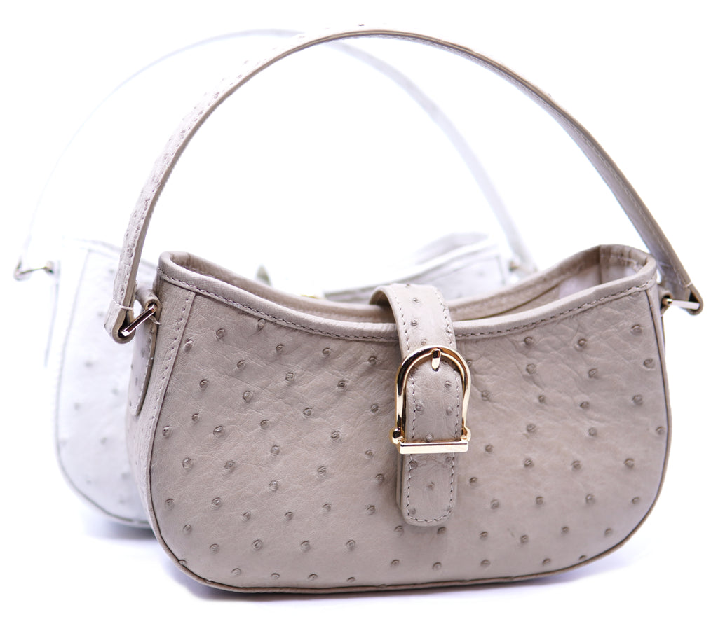 Genuine Ostrich Small Handbag Purse image 7