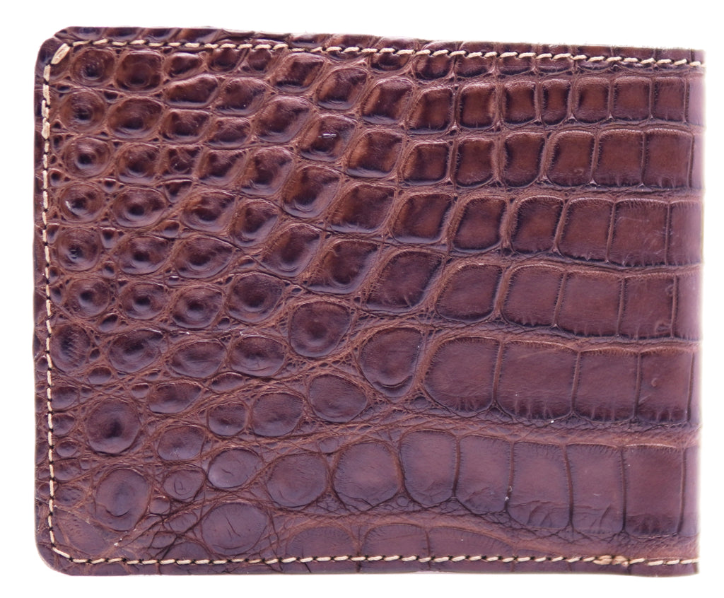 Genuine Alligator Bi- Fold Wallet image 1