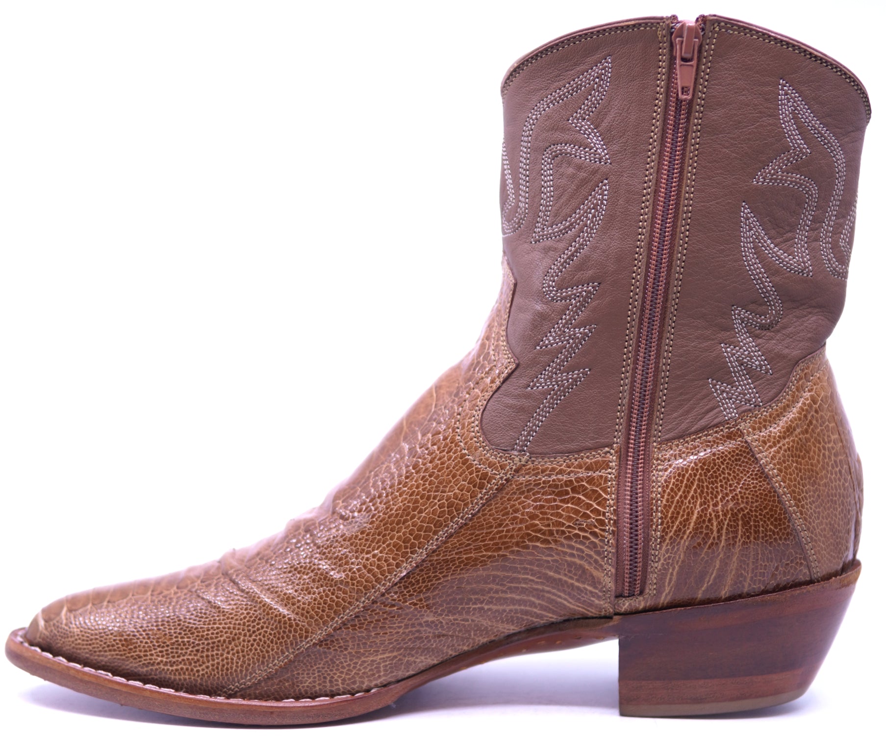 Genuine Ostrich Leg Botin image 1
