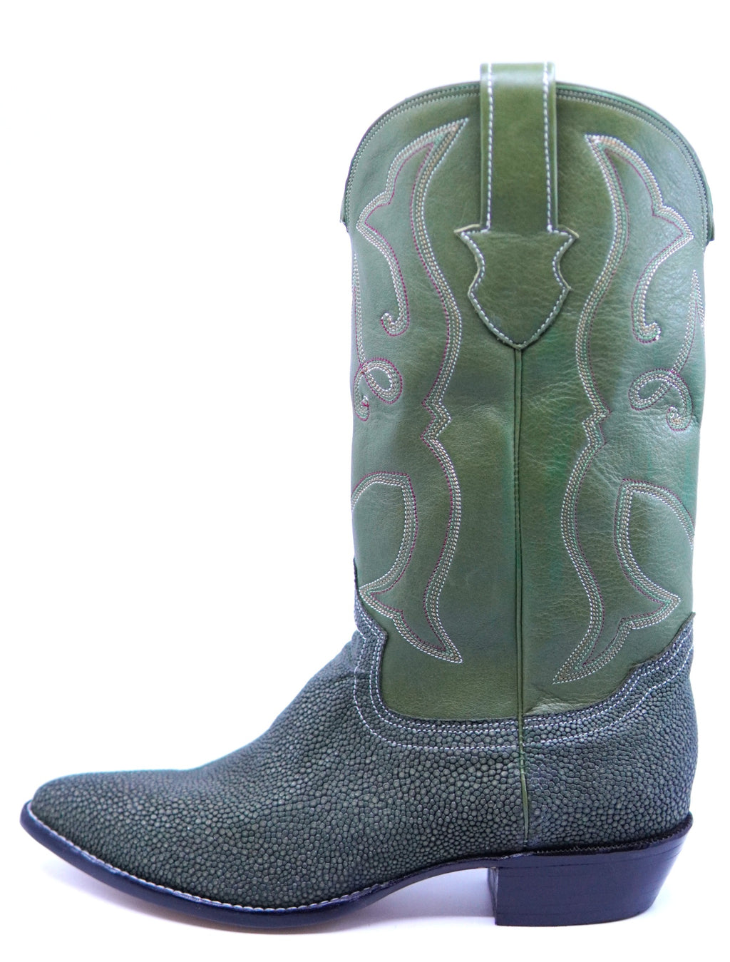 Stingray Textured Leather Cowboy Boots image 2