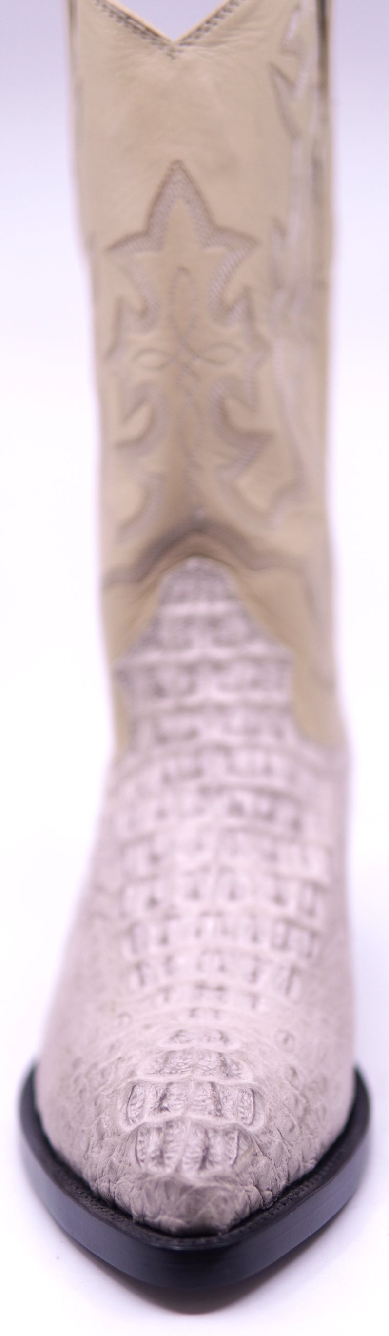 Genuine Caiman Hornback Cowboy Boots image 3