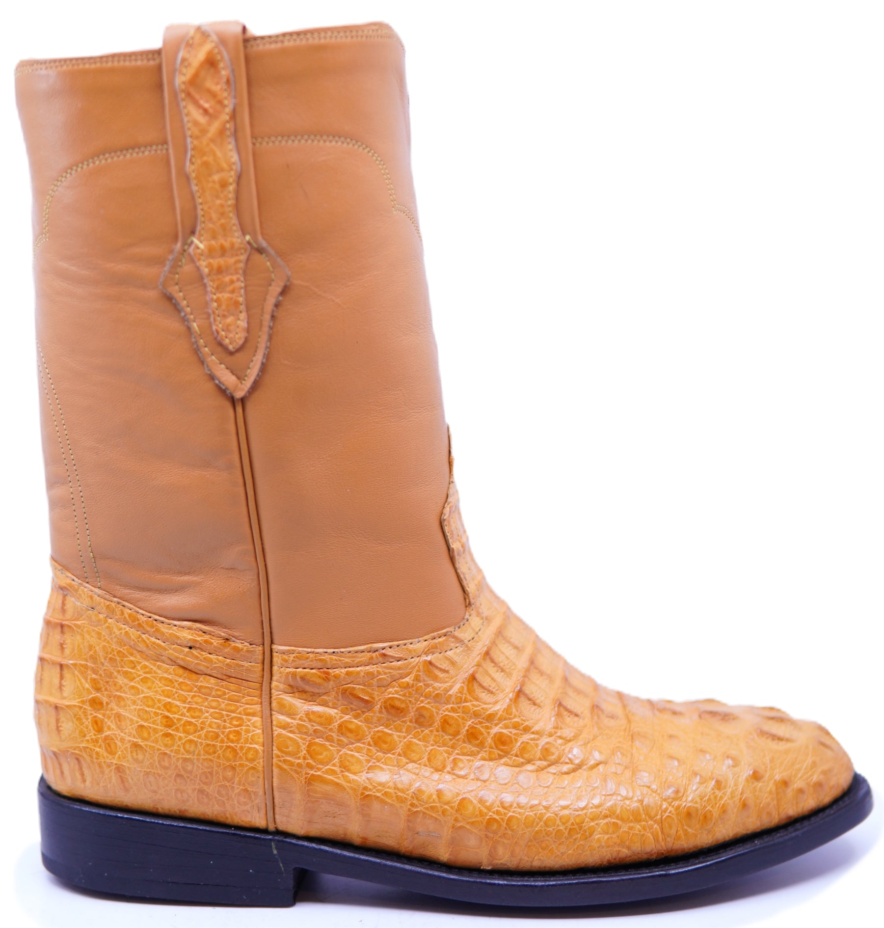 Genuine HB Caiman Roper Boots – Max Leather Inc.