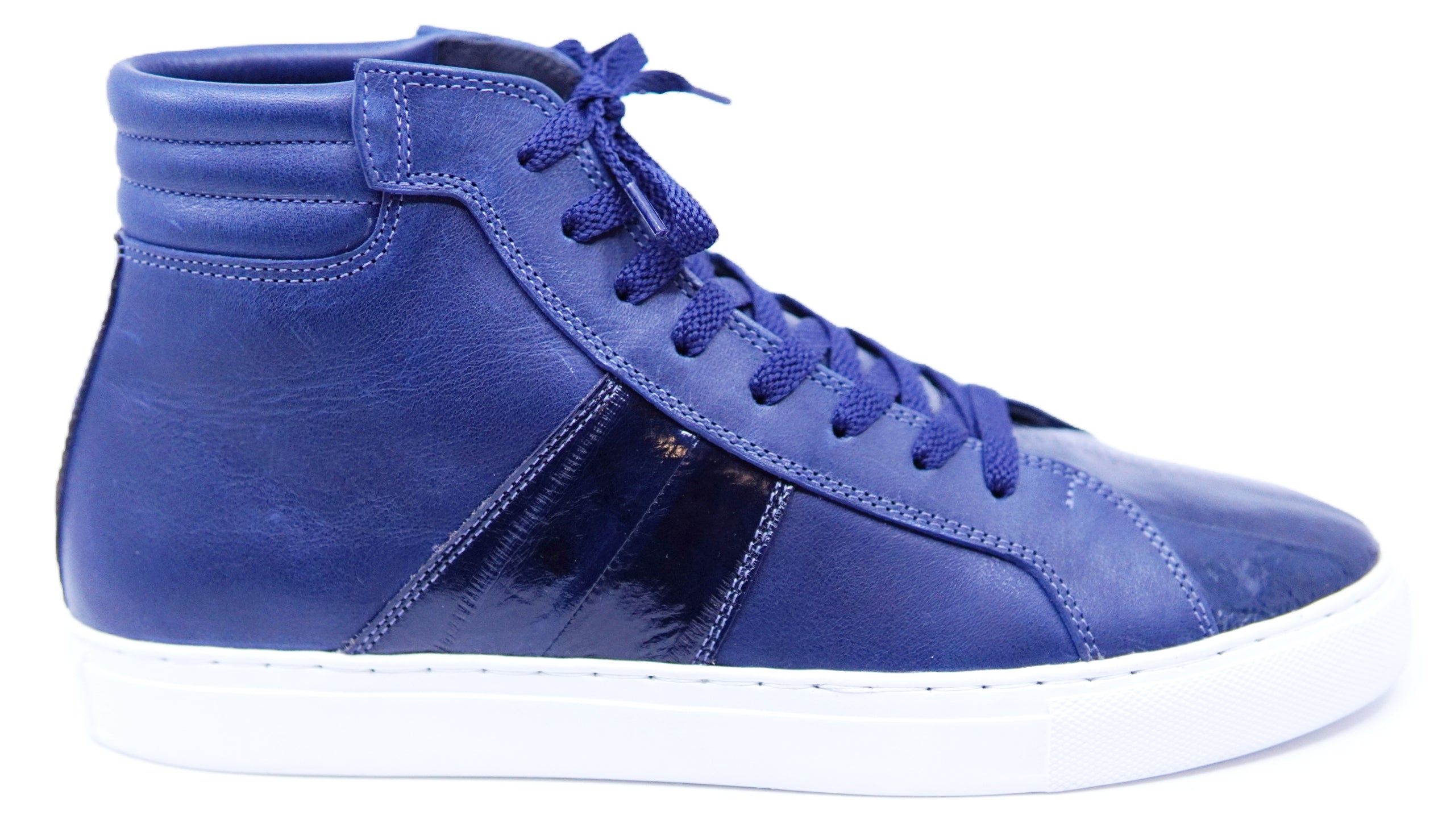 Eel & Leather High Top Sneakers image 0