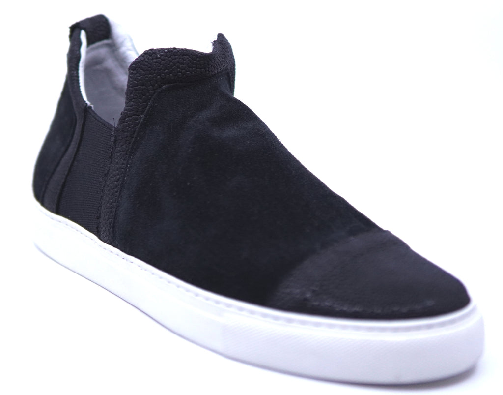 Suede & Stingray Textured Chelsea Sneaker image 2
