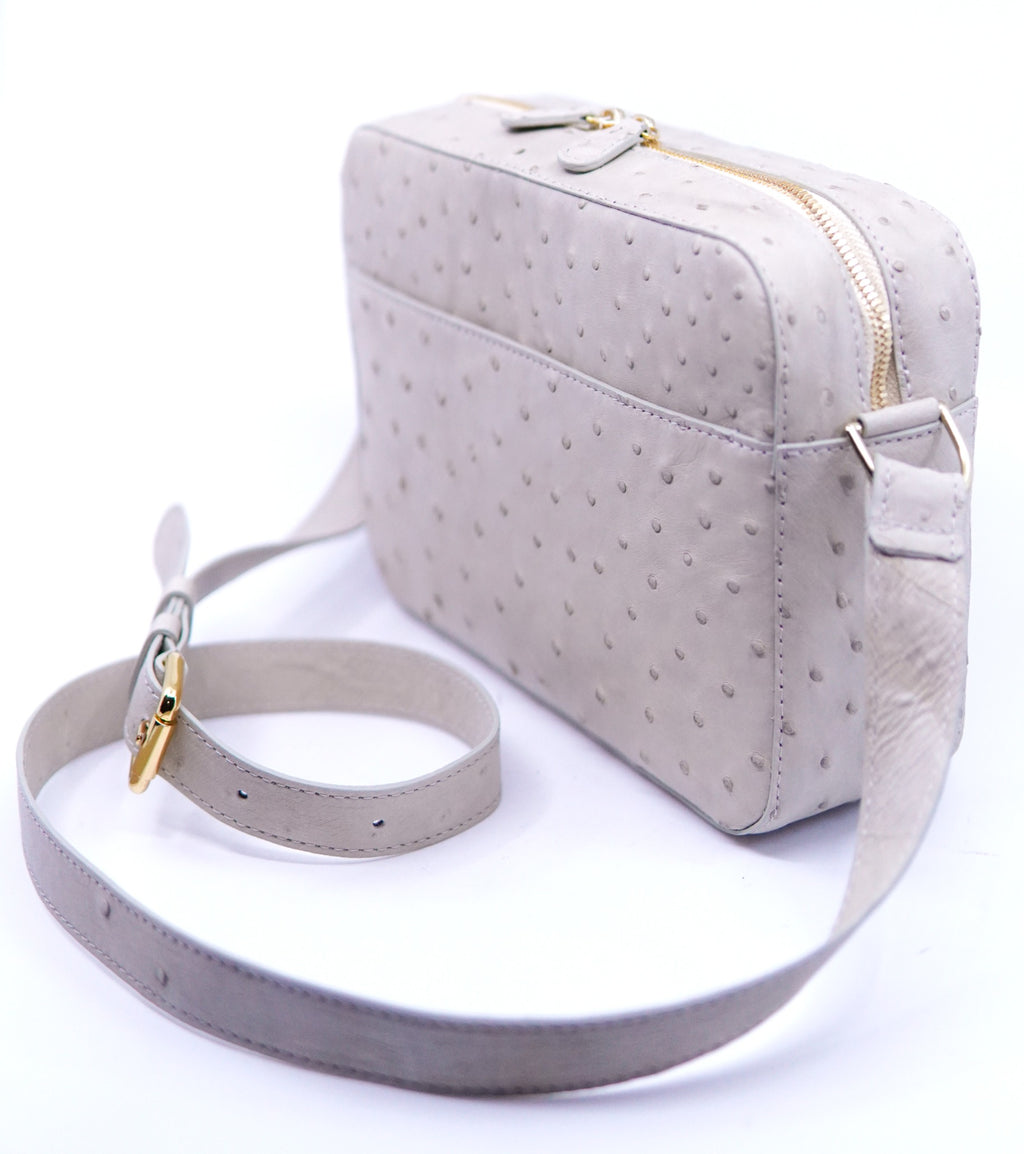 Ostrich Camera Crossbody Bag image 1