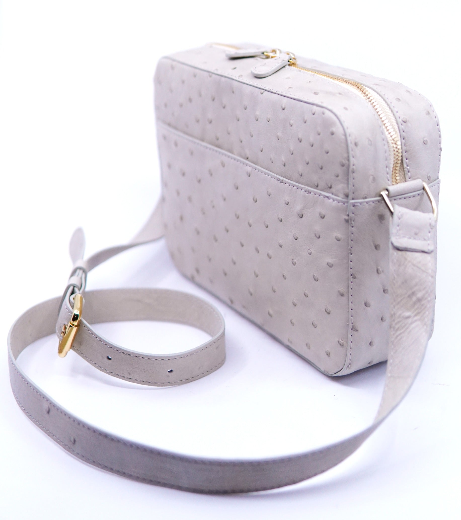 Ostrich Camera Crossbody Bag image 1