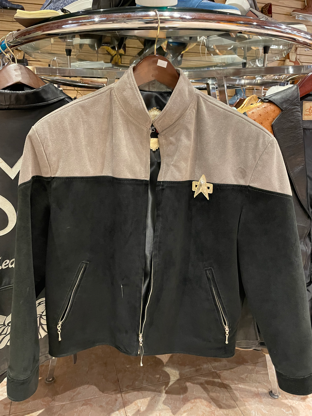 Suede Star Trek Jacket US Men's M image 0