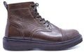 Genuine Full Leather Cap Toe Boots