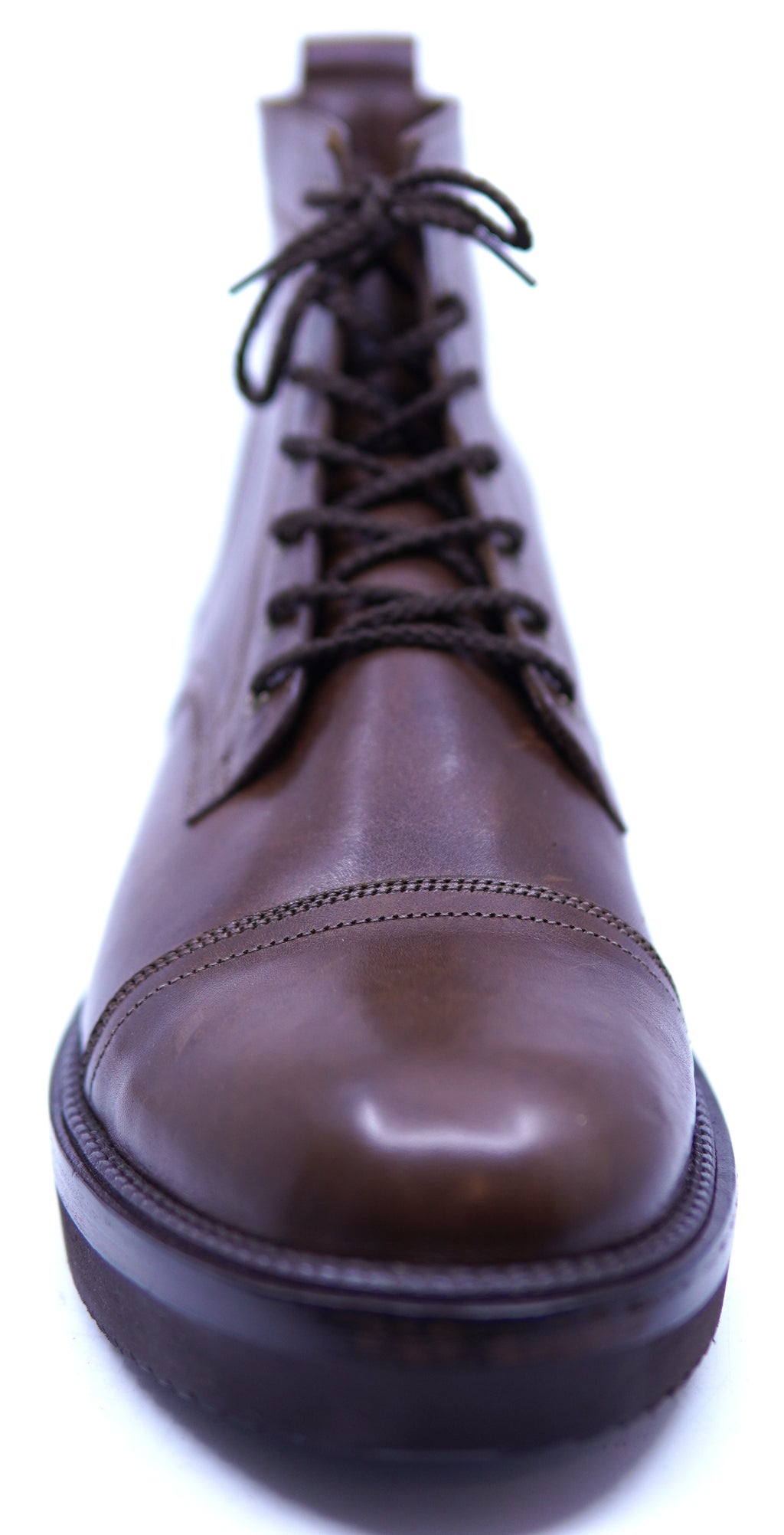 Genuine Full Leather Cap Toe Boots