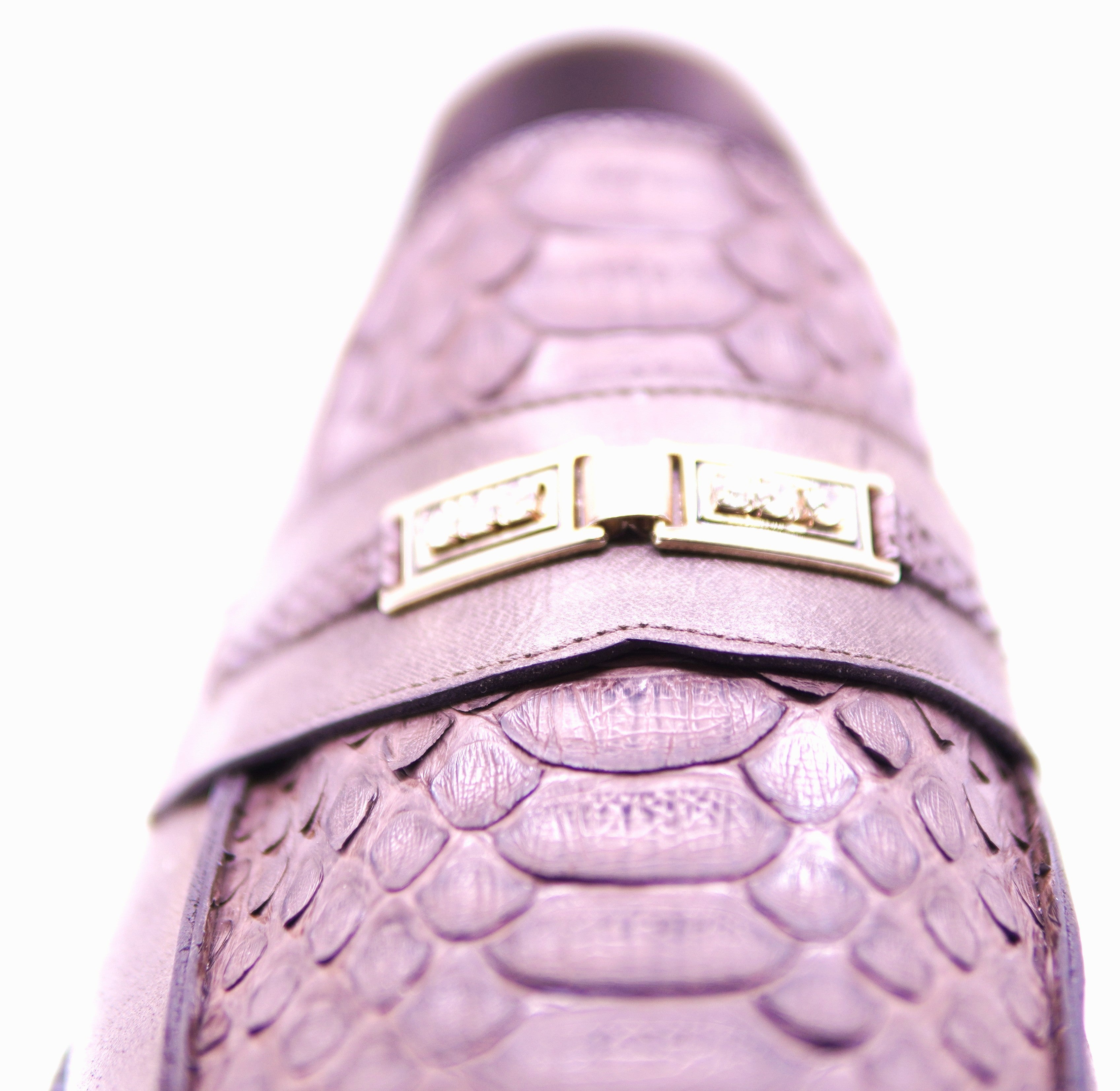 Python & Leather Loafer Dress Shoe