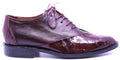 Burgundy Eel & Leather Dress Shoe