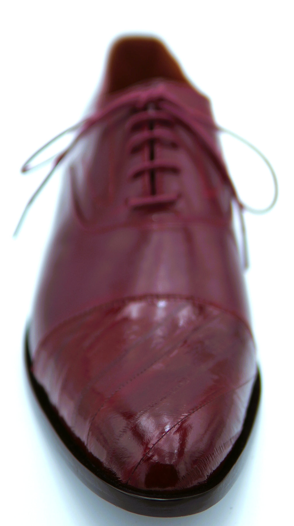 Leather & Eel Cap Toe Dress Shoe