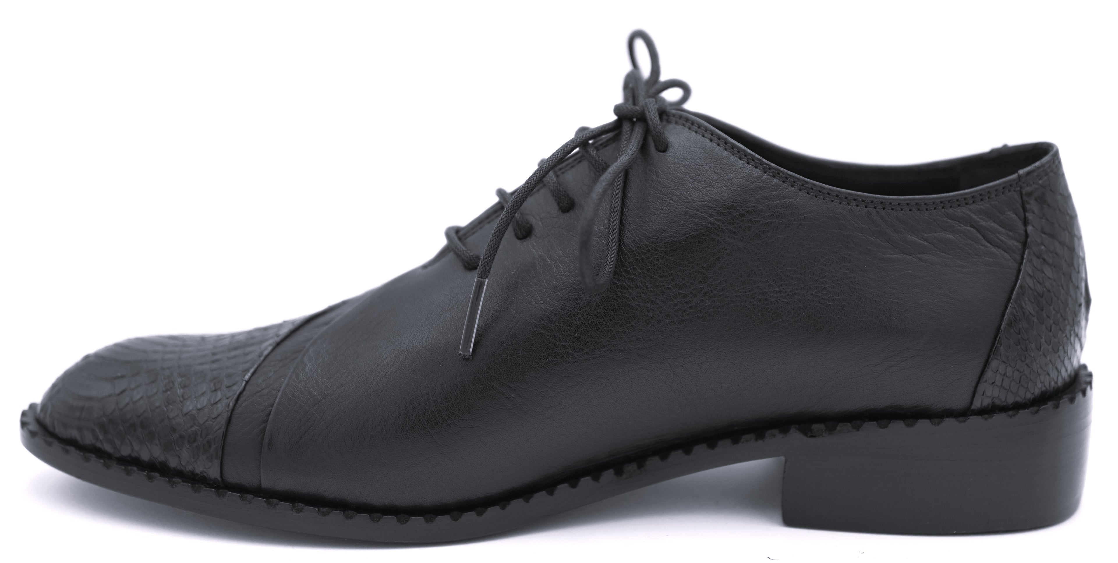 Leather & Python Dress Shoe