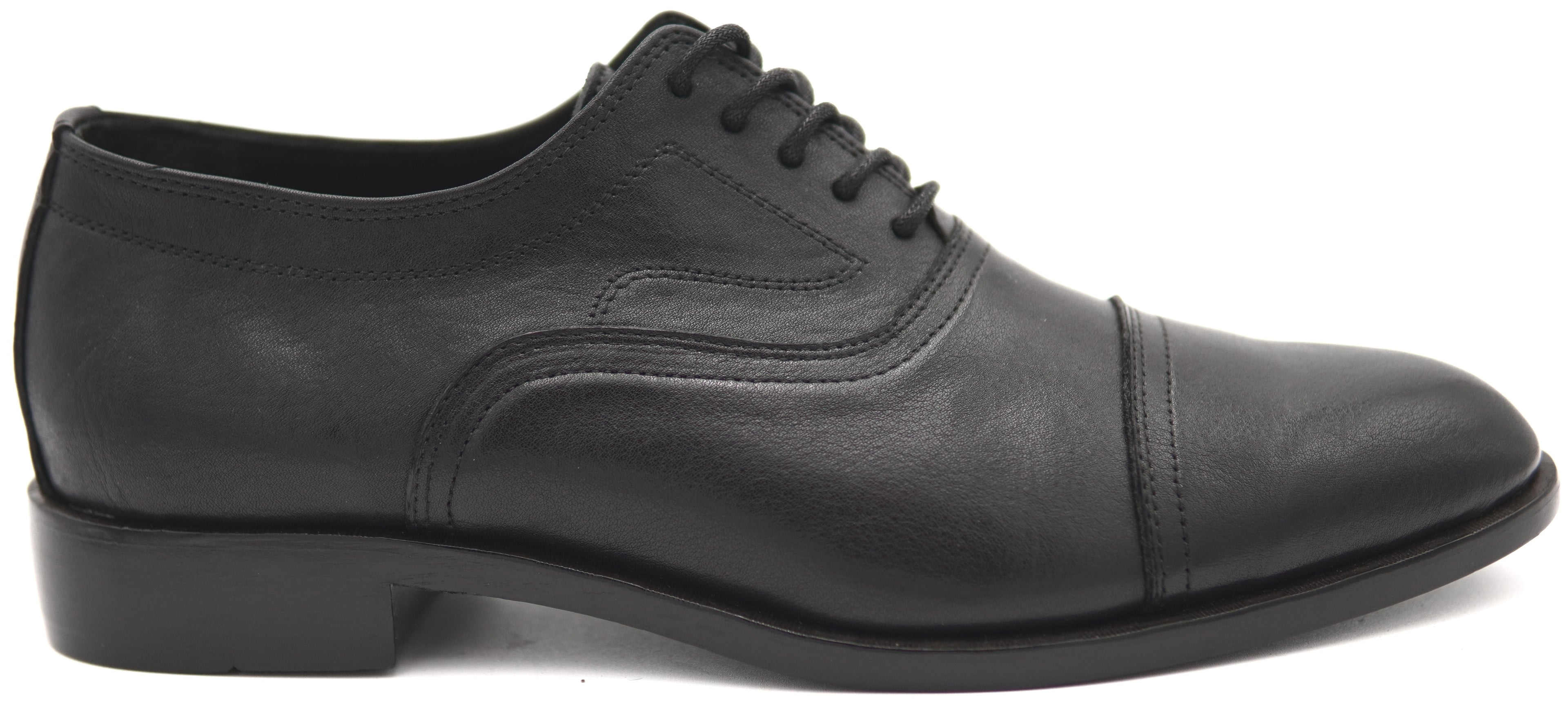 Genuine Full Leather Cap Toe Dress Shoe
