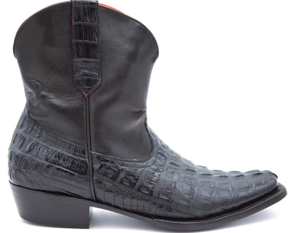 Genuine Crocodile Tail Botin