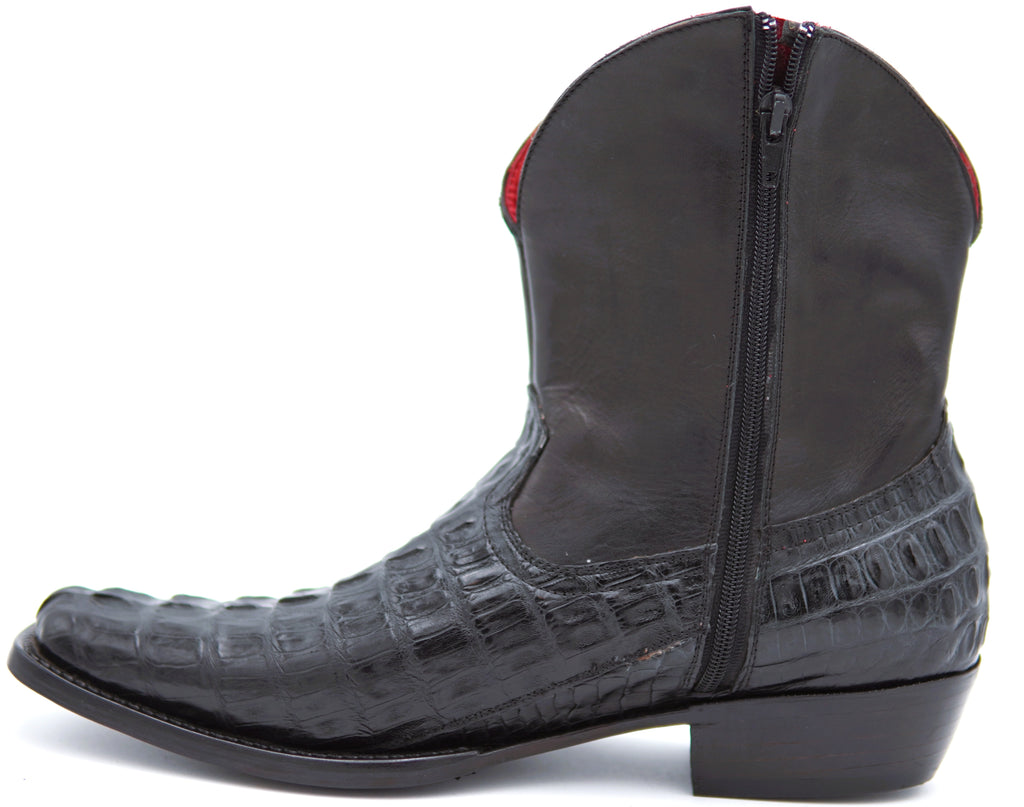 Genuine Crocodile Tail Botin