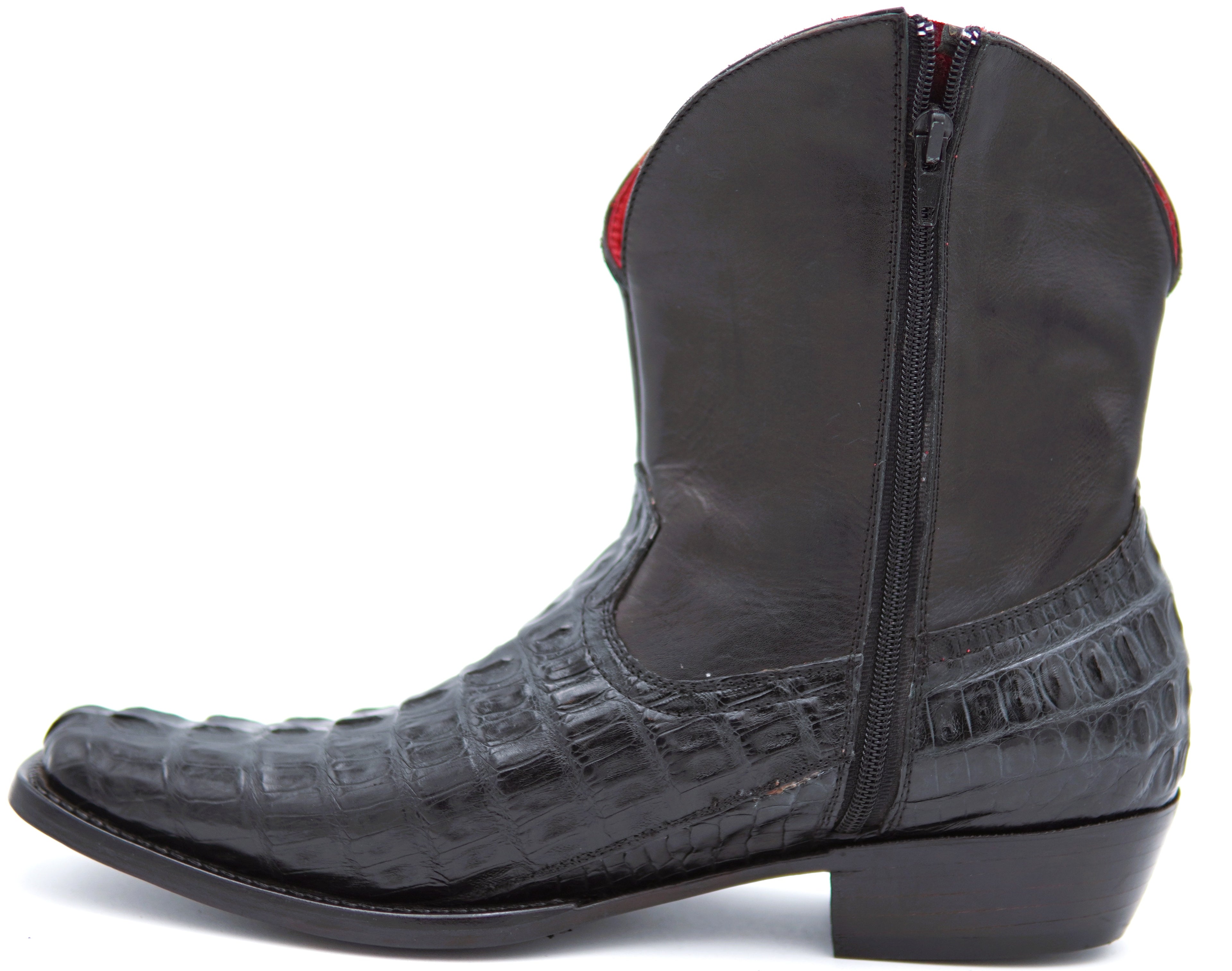 Genuine Crocodile Tail Botin