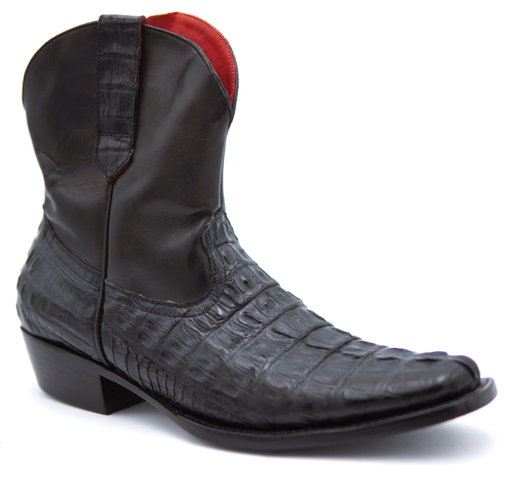 Genuine Crocodile Tail Botin