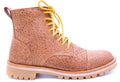 Genuine Buffalo Textured Leather Cap Toe Boots