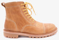 Genuine Leather Cap Toe Boots