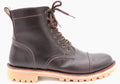 Genuine Leather Cap Toe Boots