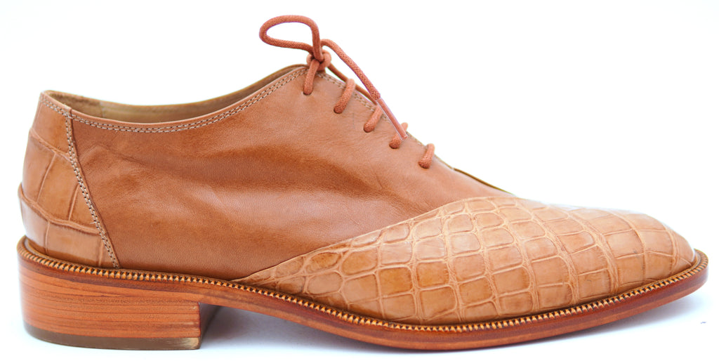 Genuine Leather & Alligator Dress Shoe