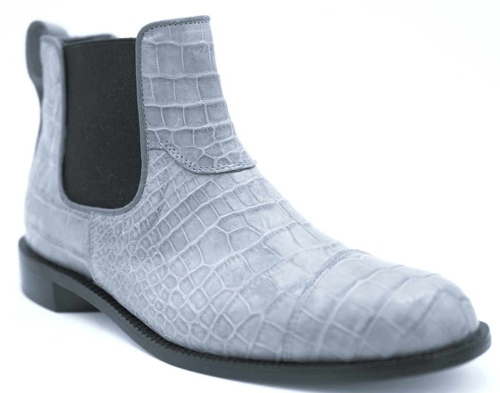 Genuine Full Alligator Chelsea Boots