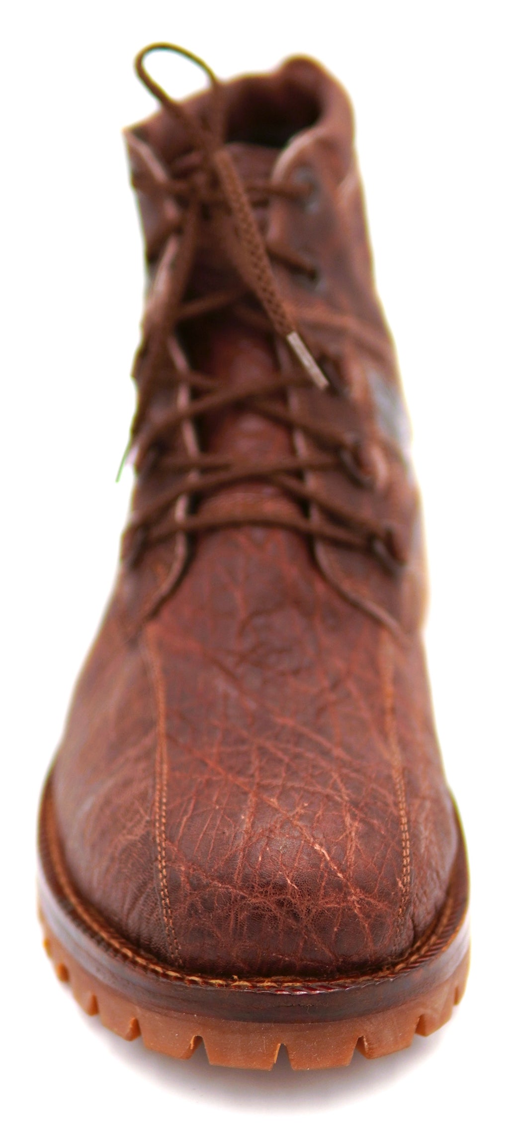 Genuine Alligator & Buffalo Textured Combat Boots