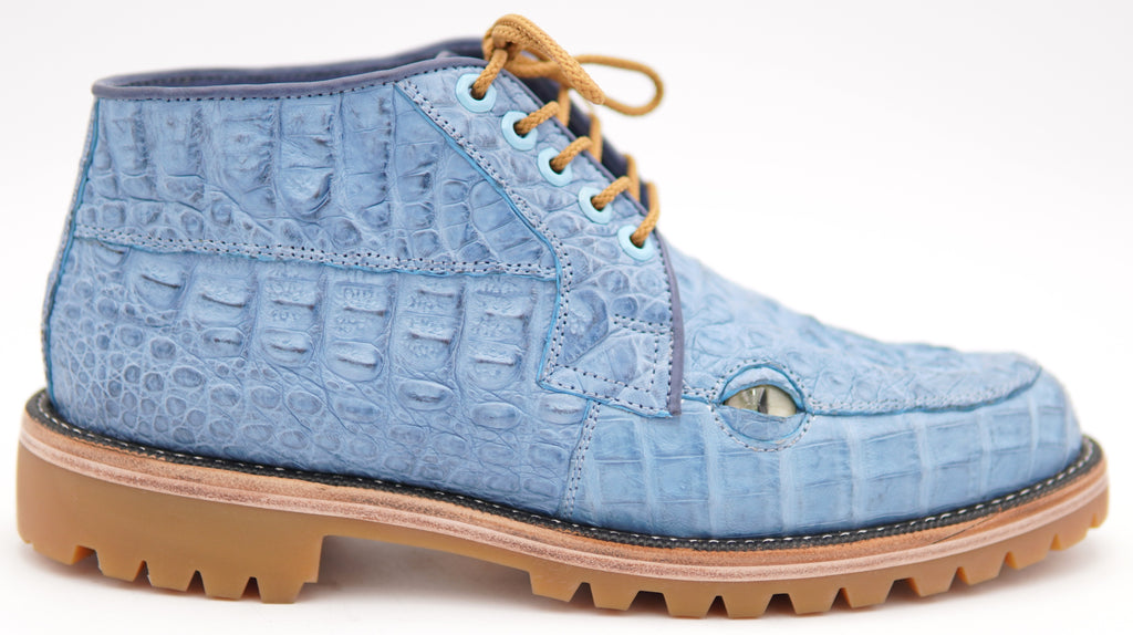 Hornback Caiman With Eyes 8D's Boots