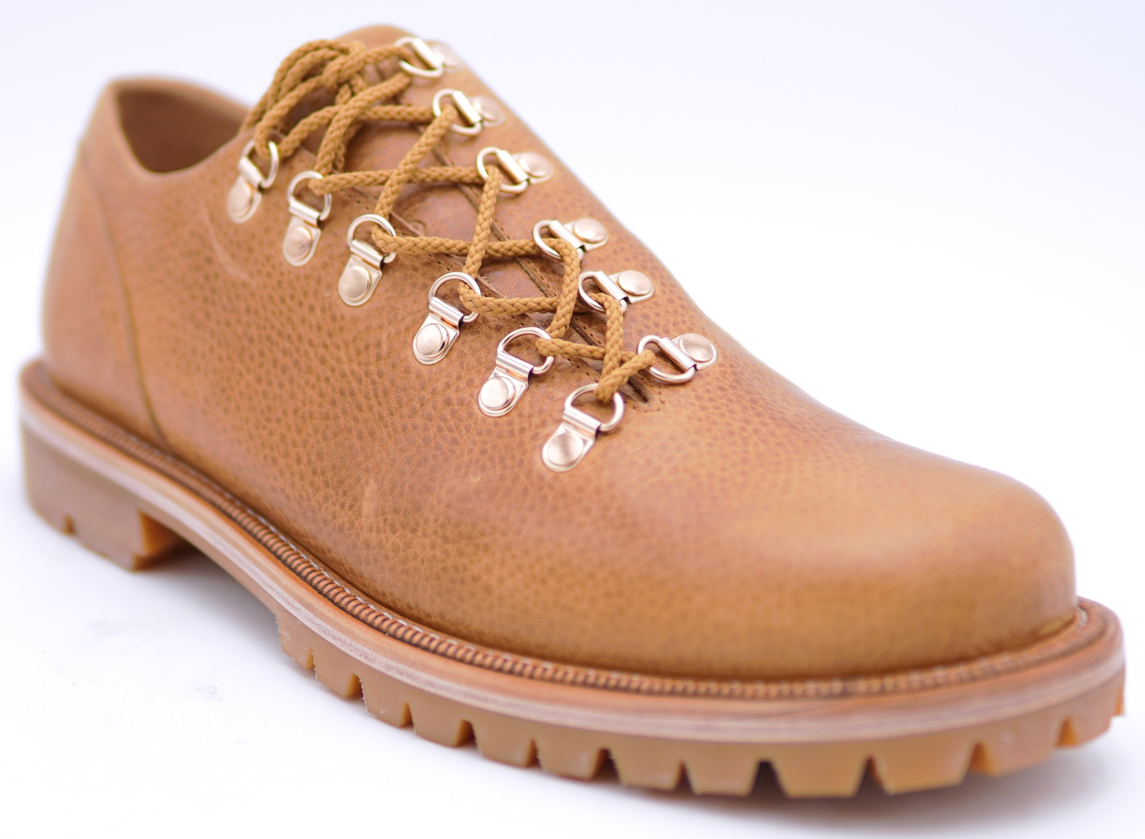 Genuine Textured Leather Hiking Shoe