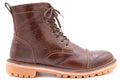 Genuine Leather Cap Toe Boots