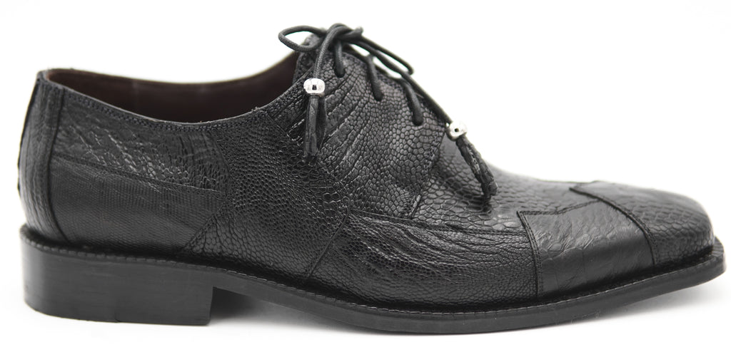 007 Genuine Ostrich Leg Dress Shoe