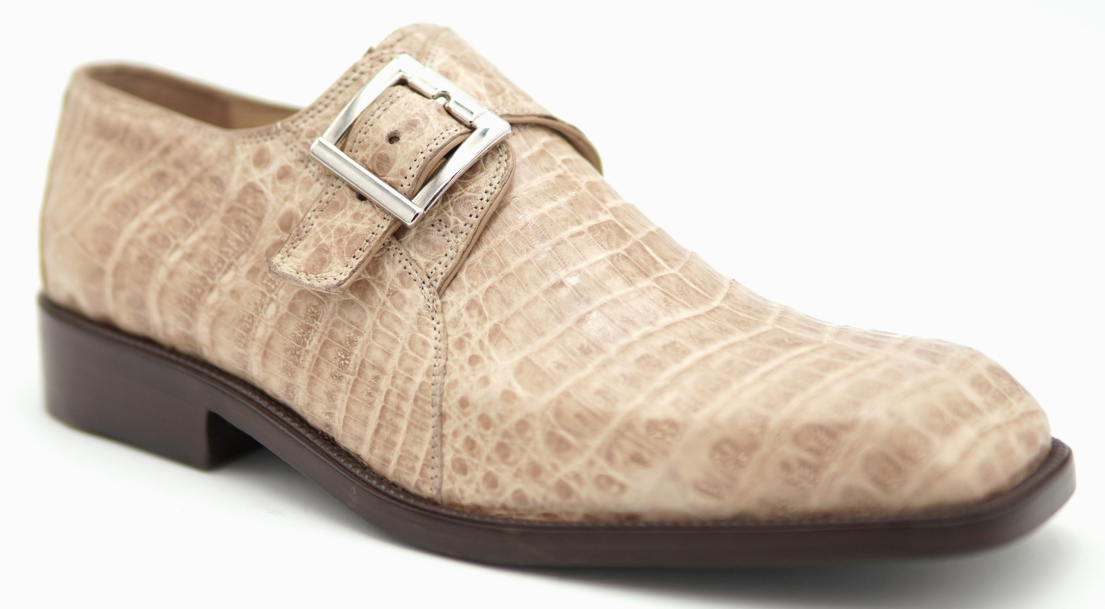 Genuine Crocodile Belly Dress Shoe