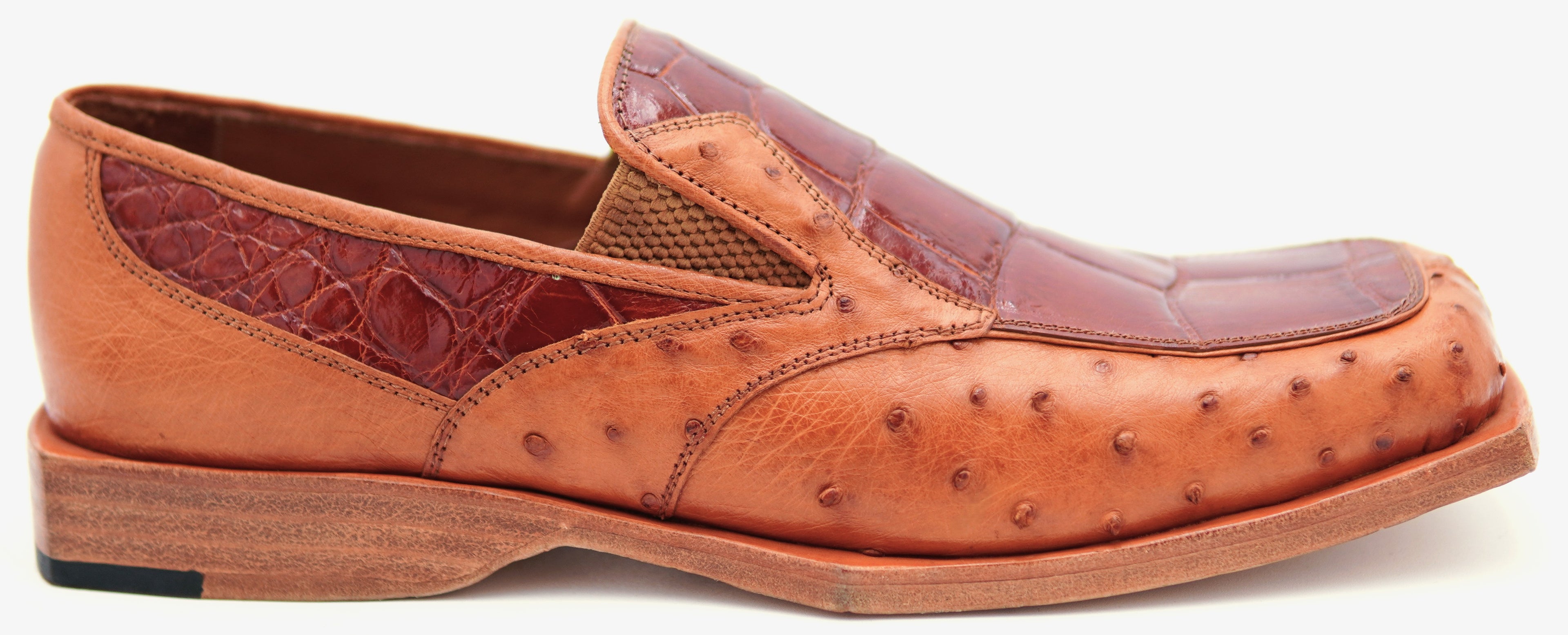 Alligator & Ostrich Loafer Dress Shoe