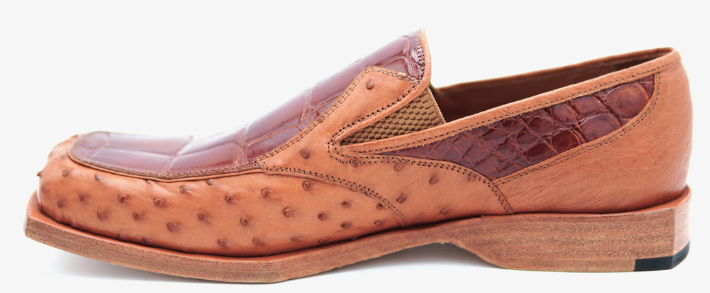 Alligator & Ostrich Loafer Dress Shoe