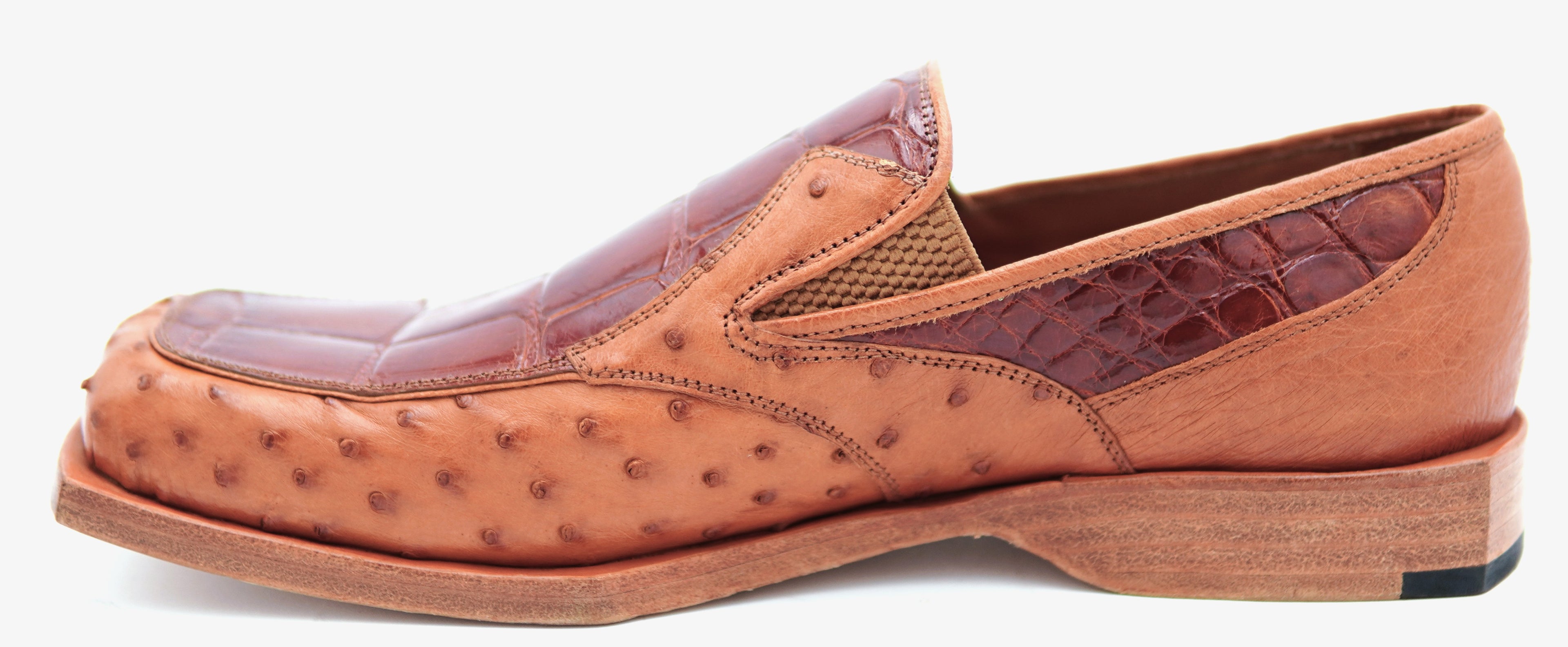 Alligator & Ostrich Loafer Dress Shoe
