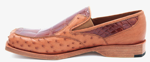 Alligator & Ostrich Loafer Dress Shoe