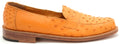 Genuine Cognac Ostrich Loafers