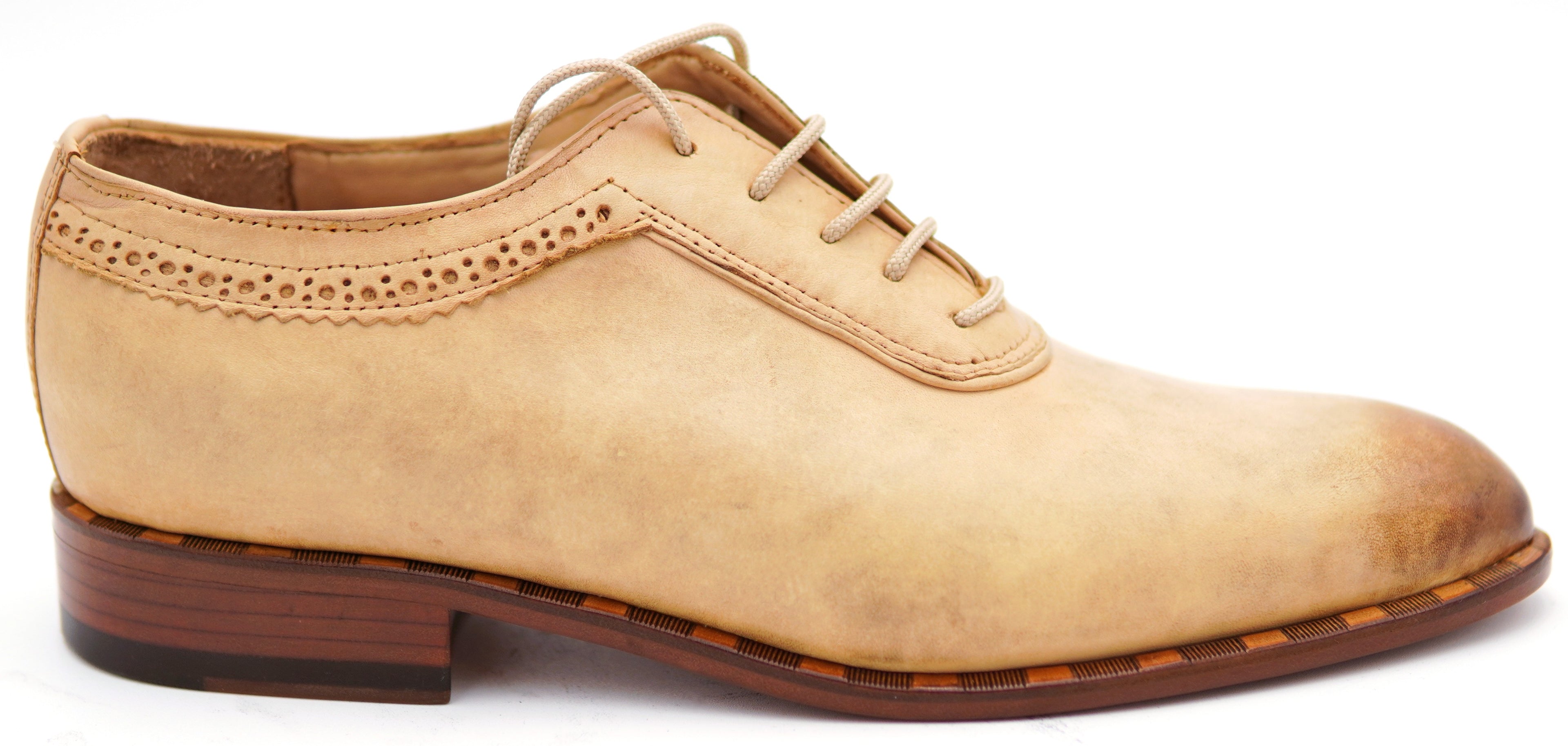 Genuine Beige Milano Dress Shoe