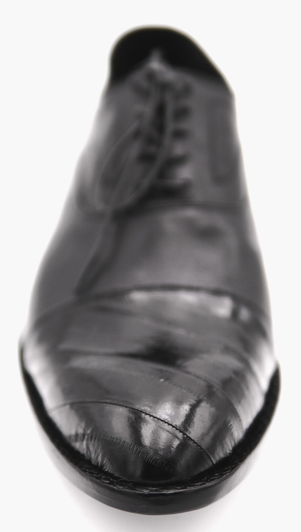 Leather & Eel Cap Toe Dress Shoe