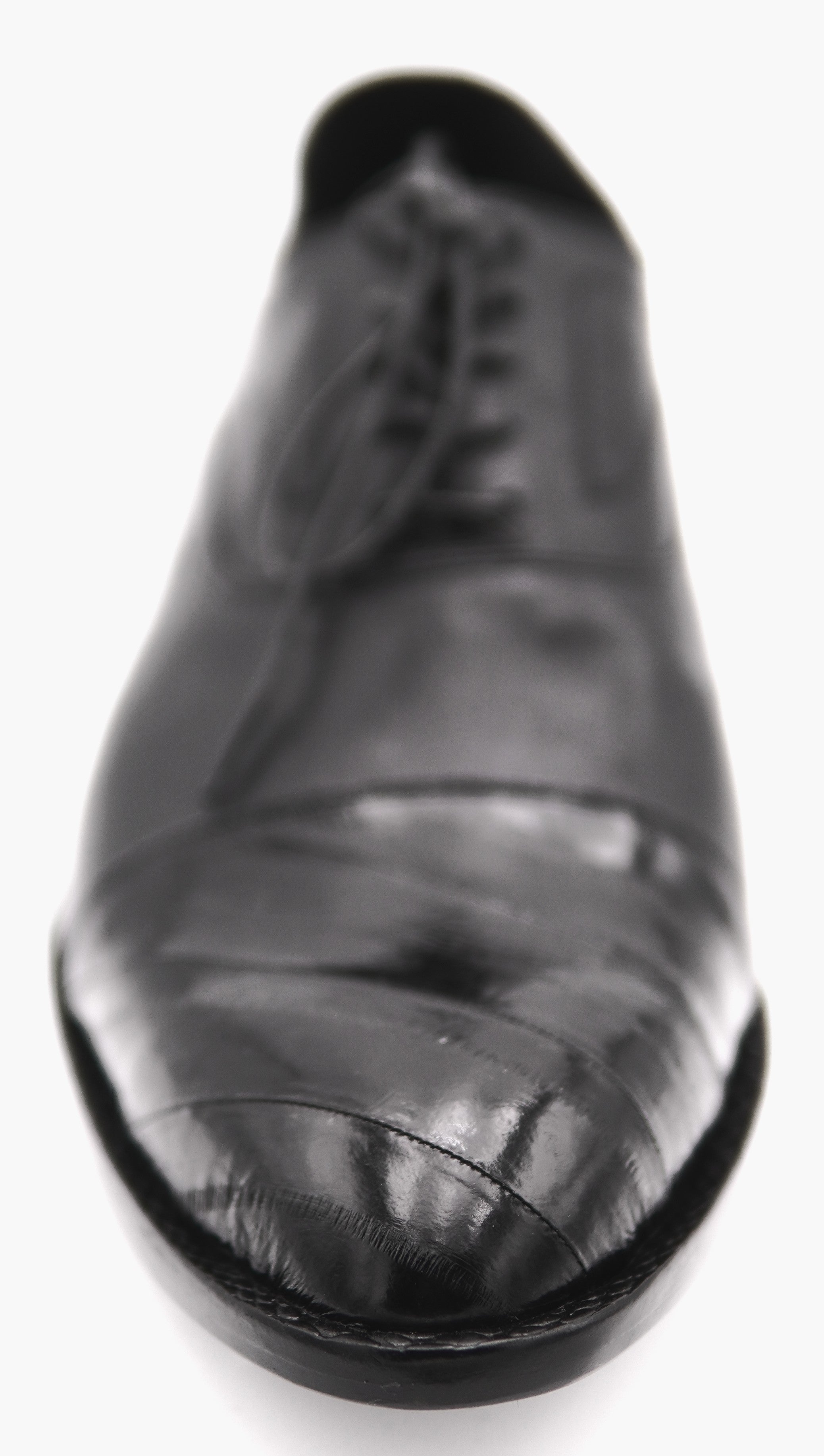 Leather & Eel Cap Toe Dress Shoe