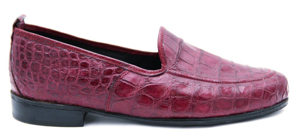 Genuine Alligator Loafer Dress Shoe