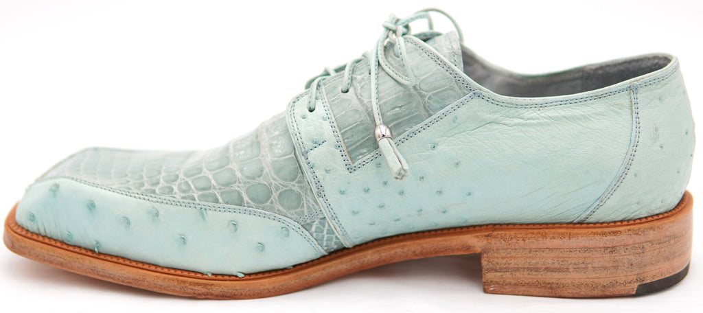 Caiman Belly & Ostrich Dress Shoe