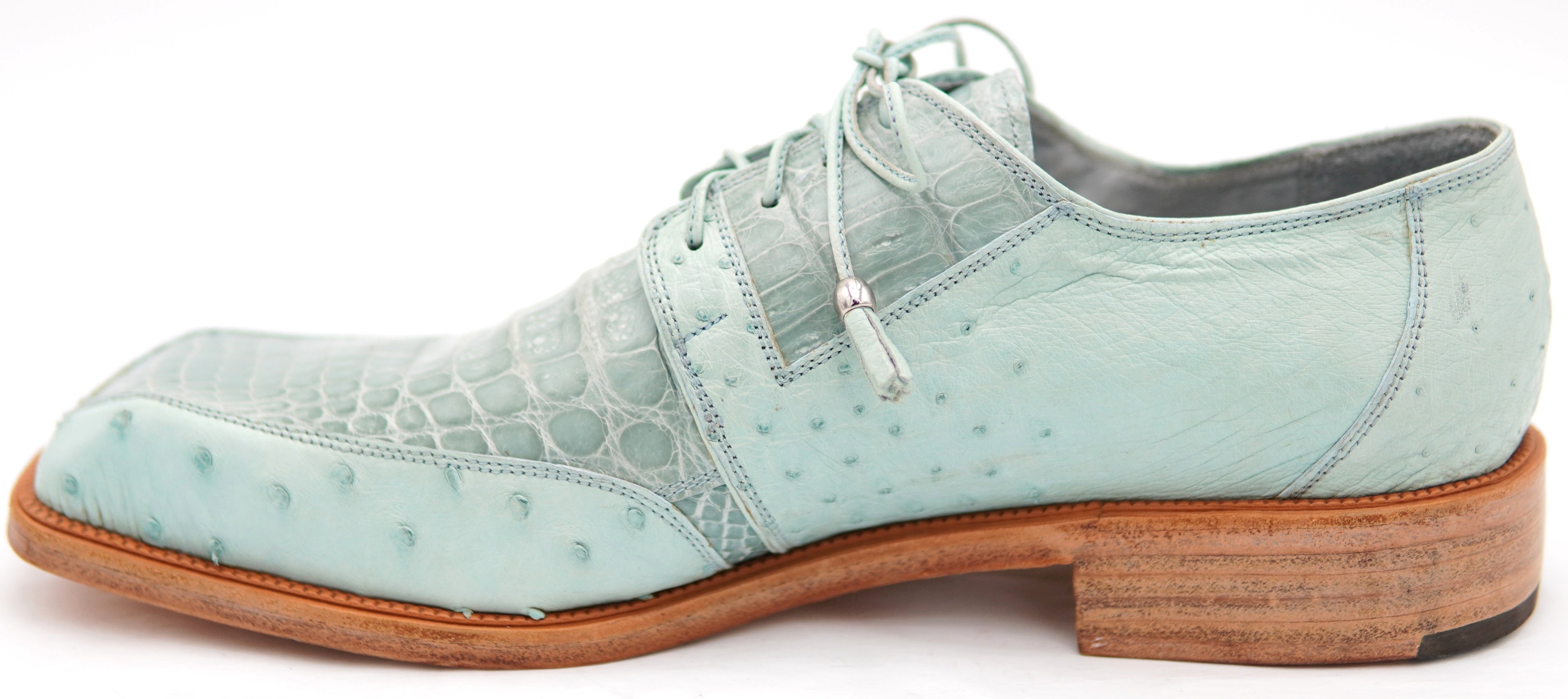 Caiman Belly & Ostrich Dress Shoe