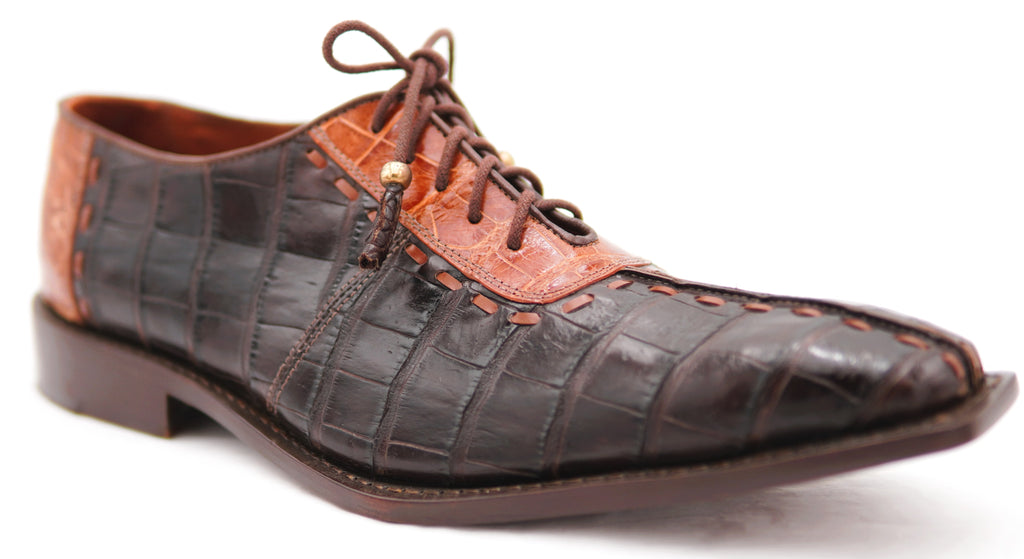 Genuine Alligator Pointed Toe Dress Shoe