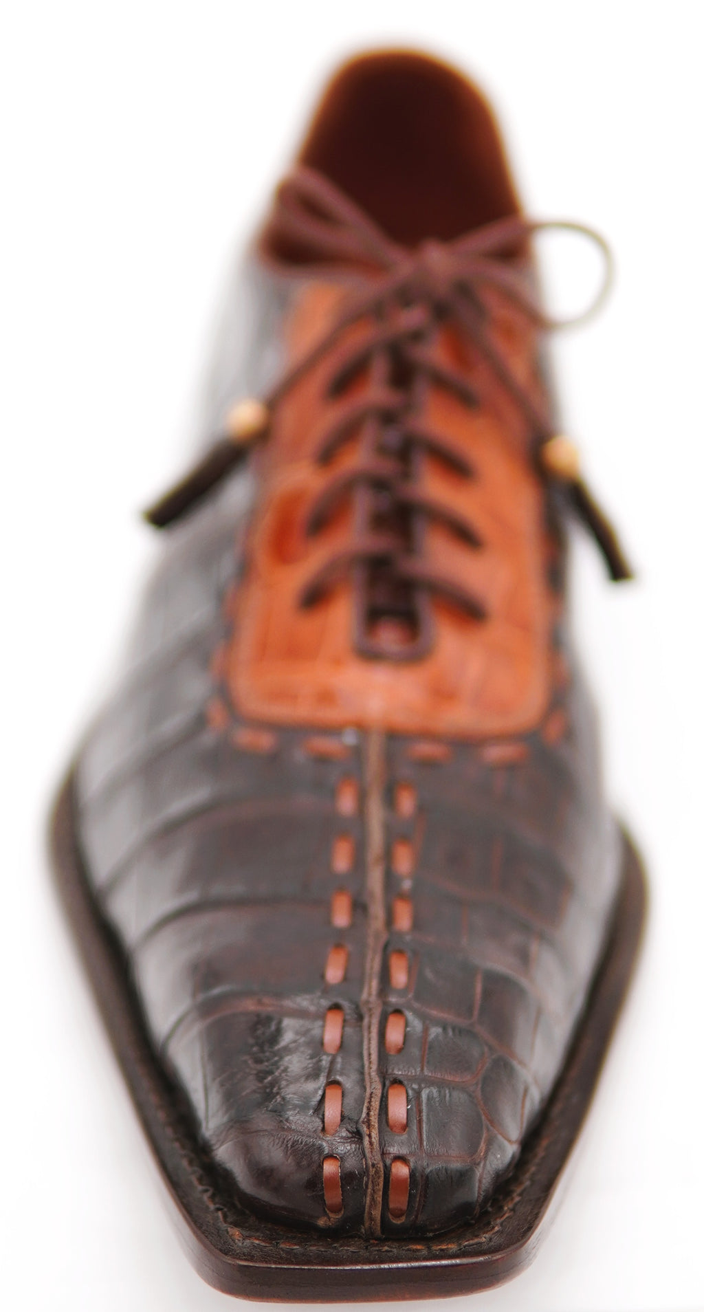 Genuine Alligator Pointed Toe Dress Shoe