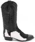 Cowhide Hair & Caiman Western Boots