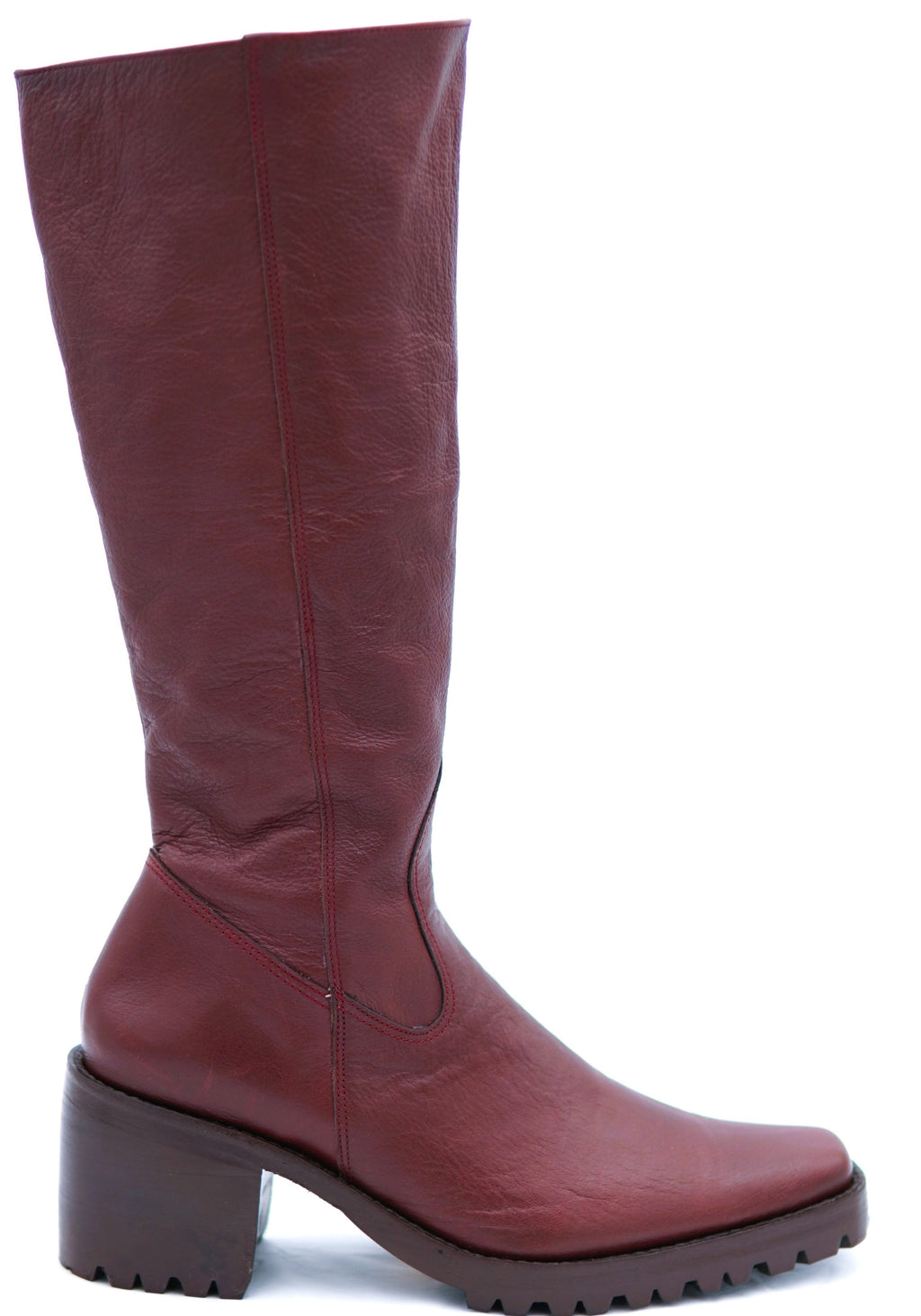Genuine Leather Knee-High Boots- 9.5 US Women's